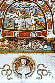 Mantova, Palazzo Te - Camera delle Aquile. Lunetta della parete Ovest.